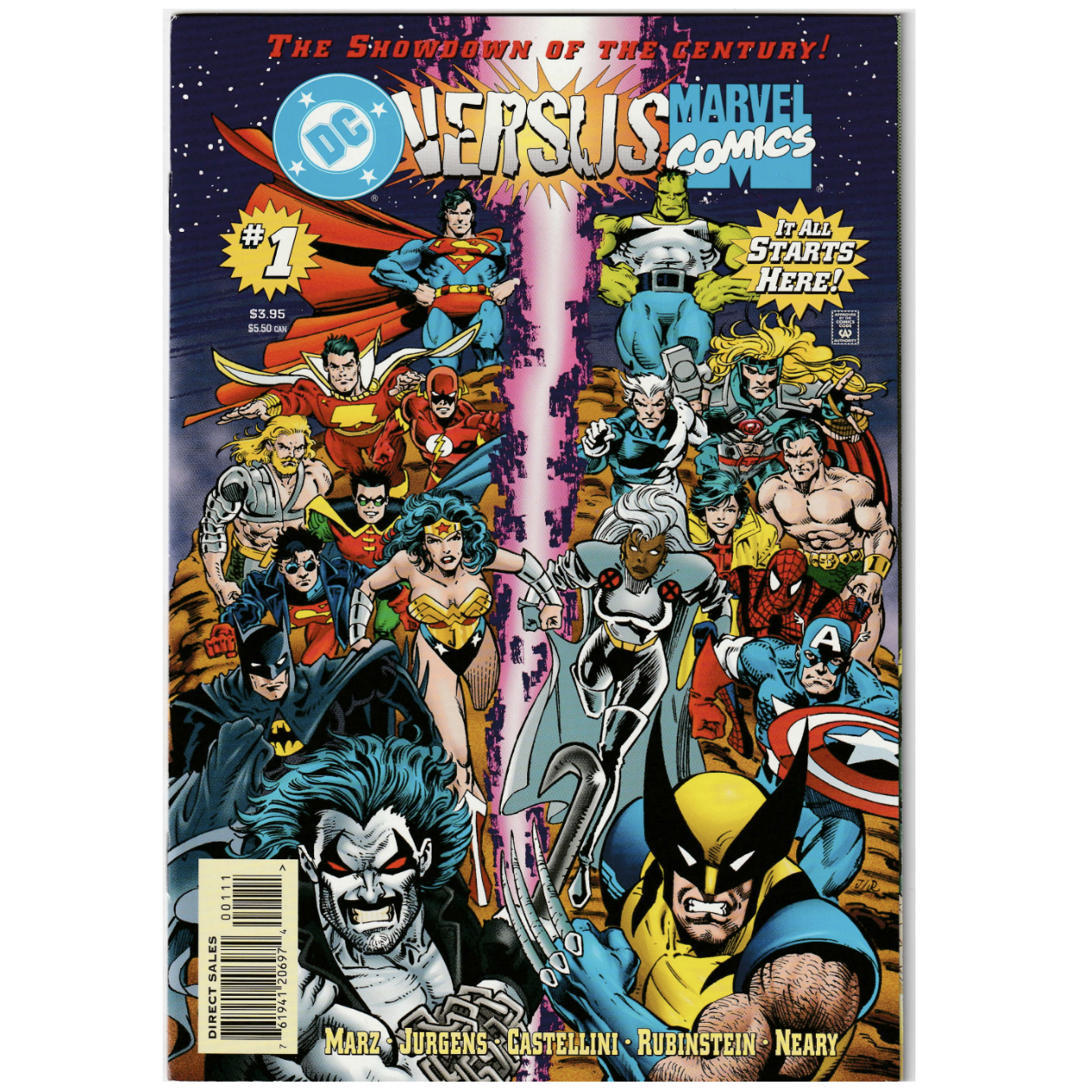 DC Versus Marvel - Modern Age (1992-Now) comic book for sale